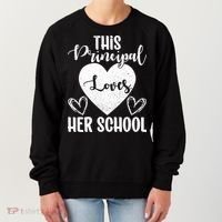 Principals Day This Principal Loves Her School Principal Day Gift Women's Sweatshirt thumb 0