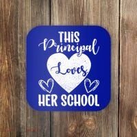 Principals Day This Principal Loves Her School Principal Day Gift Coaster thumb 0