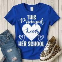 Principals Day This Principal Loves Her School Principal Day Gift Women's T-Shirt thumb 3