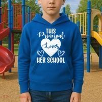 Principals Day This Principal Loves Her School Principal Day Gift Kids Hoodie thumb 2