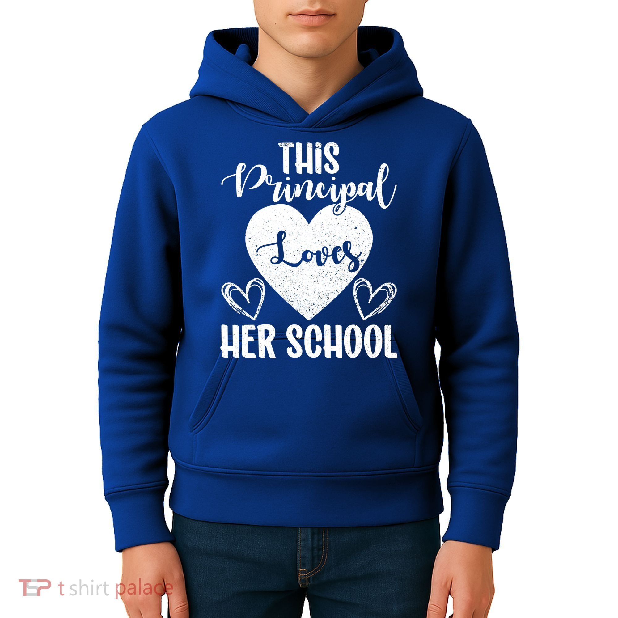 Principals Day This Principal Loves Her School Principal Day Gift Kids Hoodie