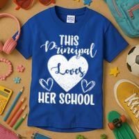 Principals Day This Principal Loves Her School Principal Day Gift Kids T-Shirt thumb 3