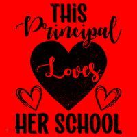 Principals Day This Principal Loves Her School Principal Day Gift Santa Hat thumb 1