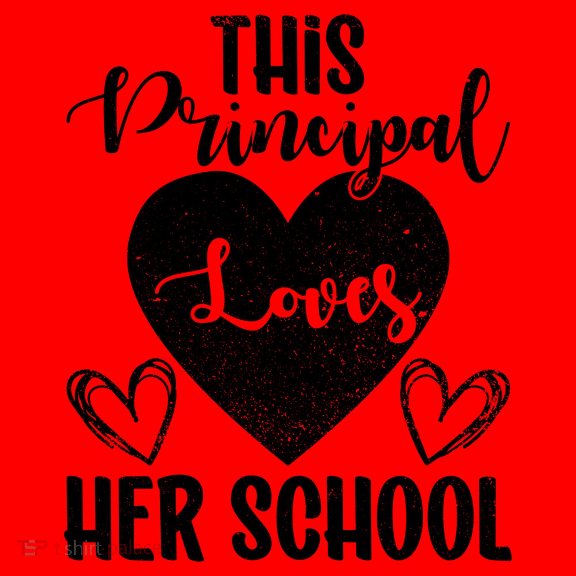 Principals Day This Principal Loves Her School Principal Day Gift Santa Hat