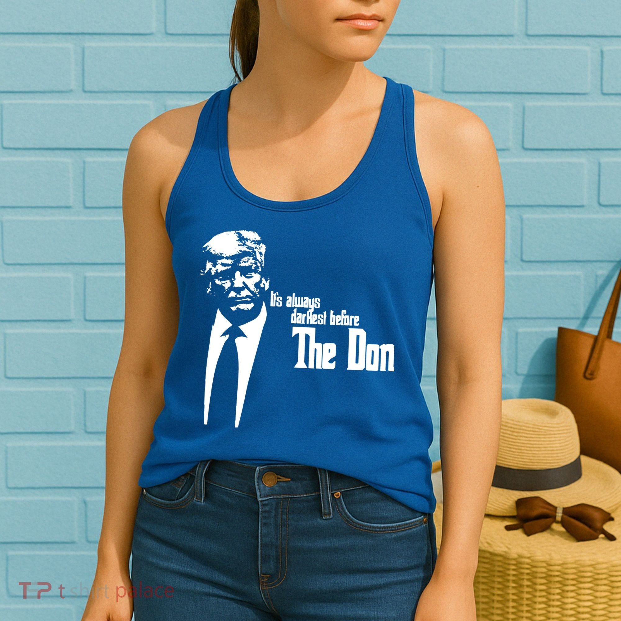 President Donald Trump The Don Funny Political 2024 Women's Tank Top