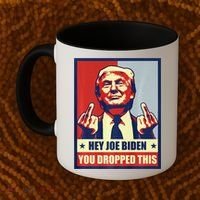 Pro Donald Trump 2024 Republican Conservative Anti Joe Biden Coffee Mug thumb 2