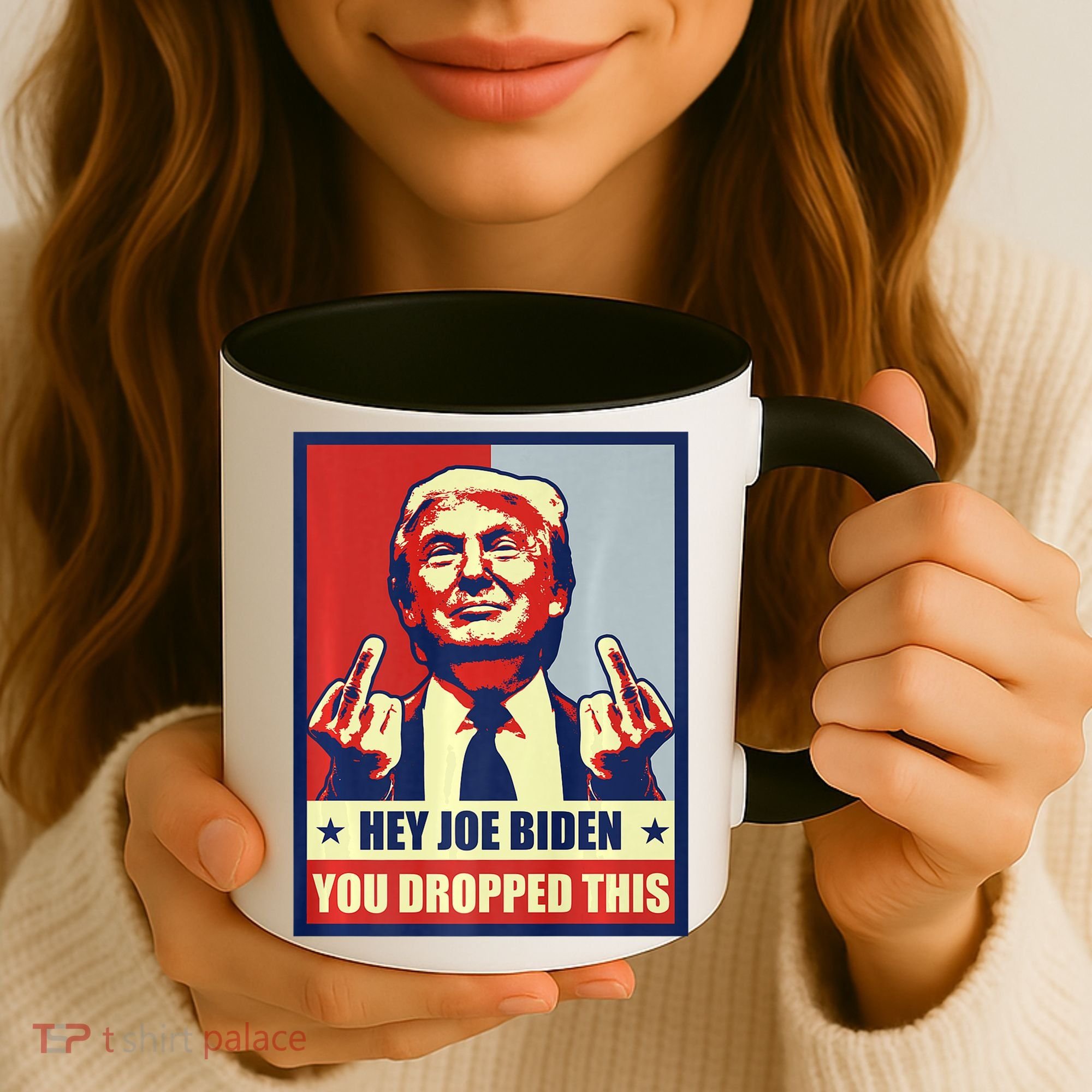 Pro Donald Trump 2024 Republican Conservative Anti Joe Biden Coffee Mug