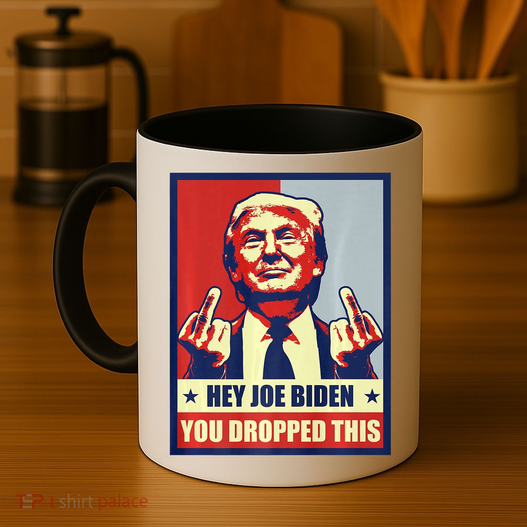 Pro Donald Trump 2024 Republican Conservative Anti Joe Biden Coffee Mug