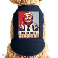 Pro Donald Trump 2024 Republican Conservative Anti Joe Biden Doggie Tank thumb 0