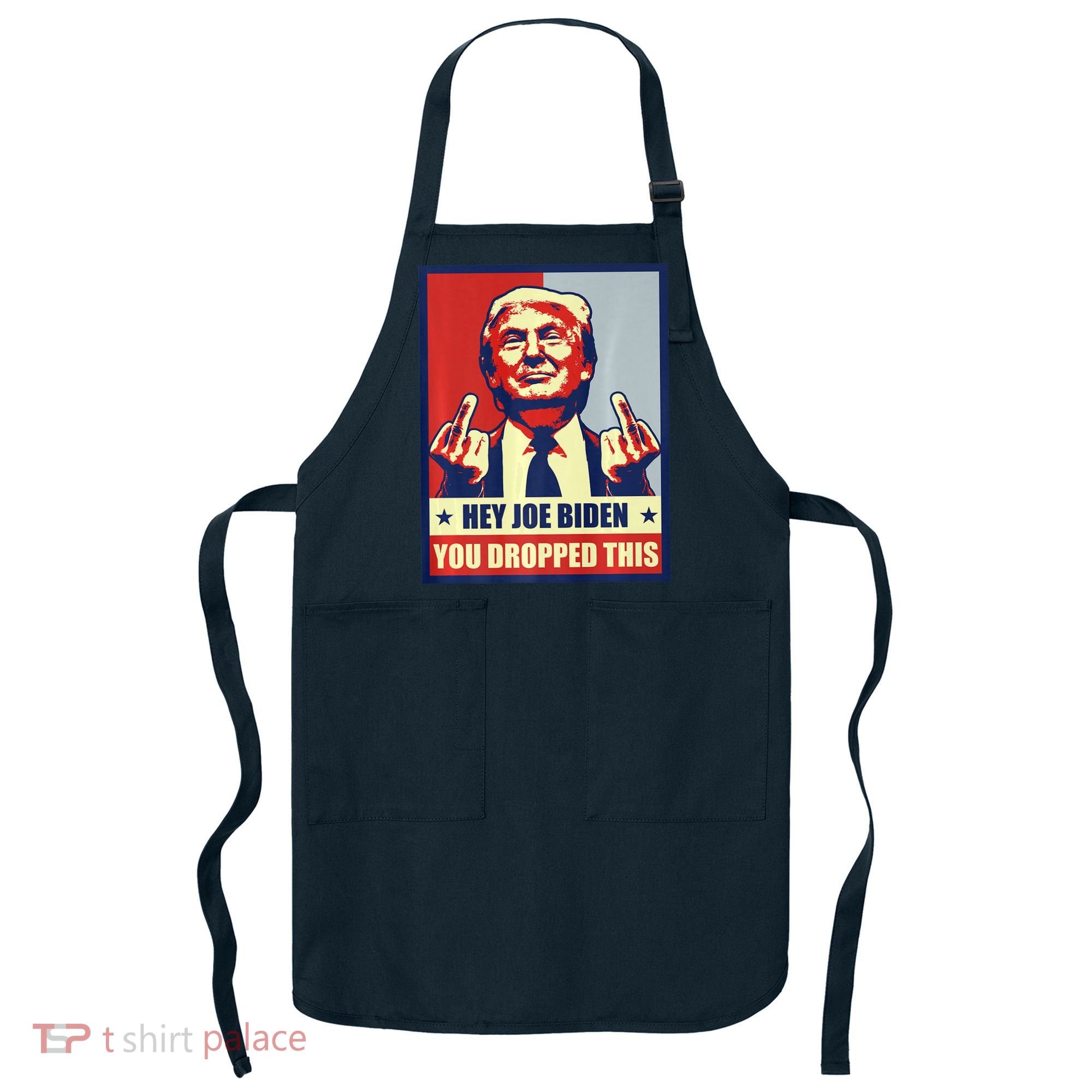 Pro Donald Trump 2024 Republican Conservative Anti Joe Biden Apron
