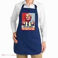 Pro Donald Trump 2024 Republican Conservative Anti Joe Biden Apron thumb 2
