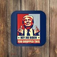 Pro Donald Trump 2024 Republican Conservative Anti Joe Biden Coaster thumb 0