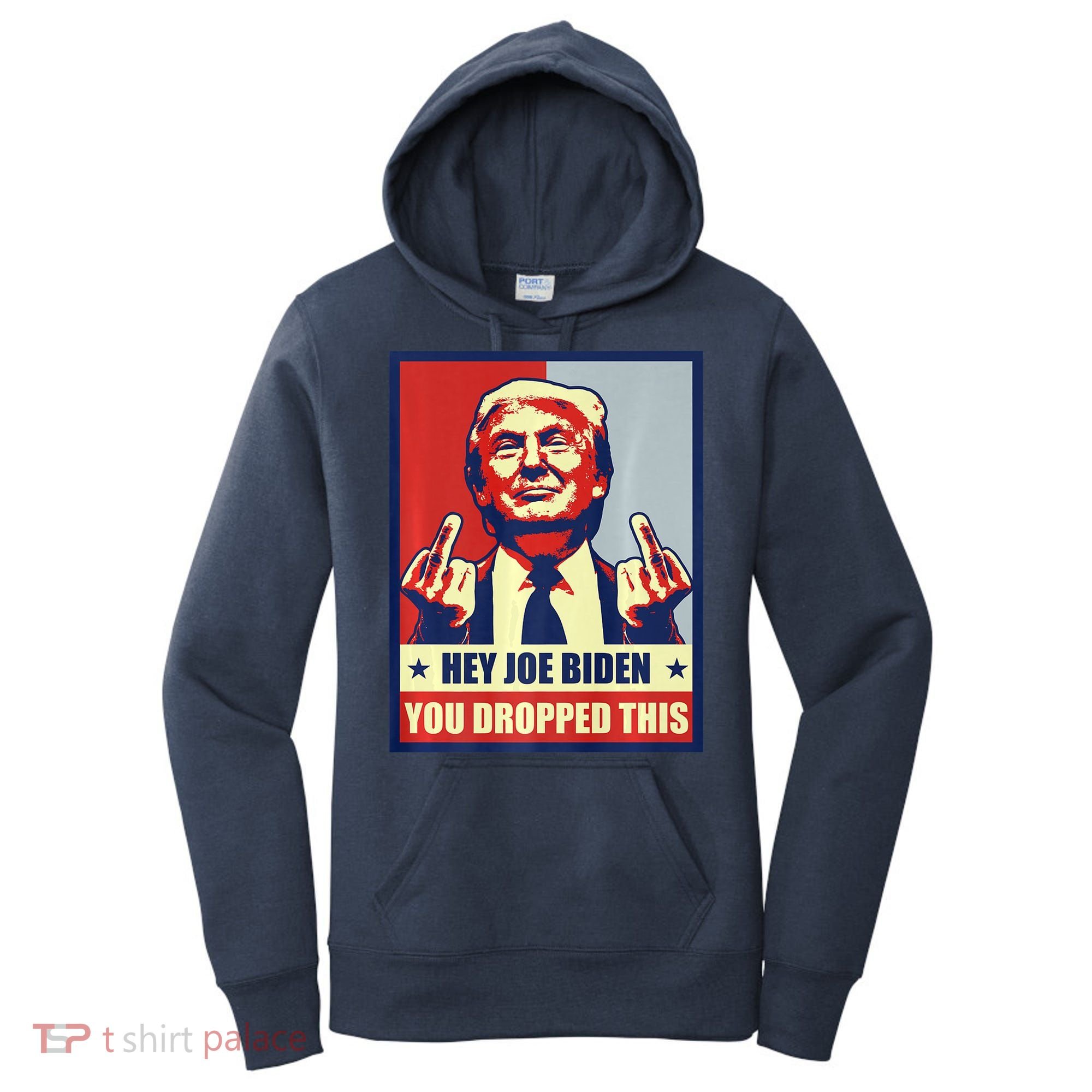 Pro Donald Trump 2024 Republican Conservative Anti Joe Biden Women's Hoodie