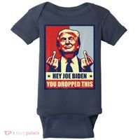 Pro Donald Trump 2024 Republican Conservative Anti Joe Biden Baby Bodysuit thumb 0