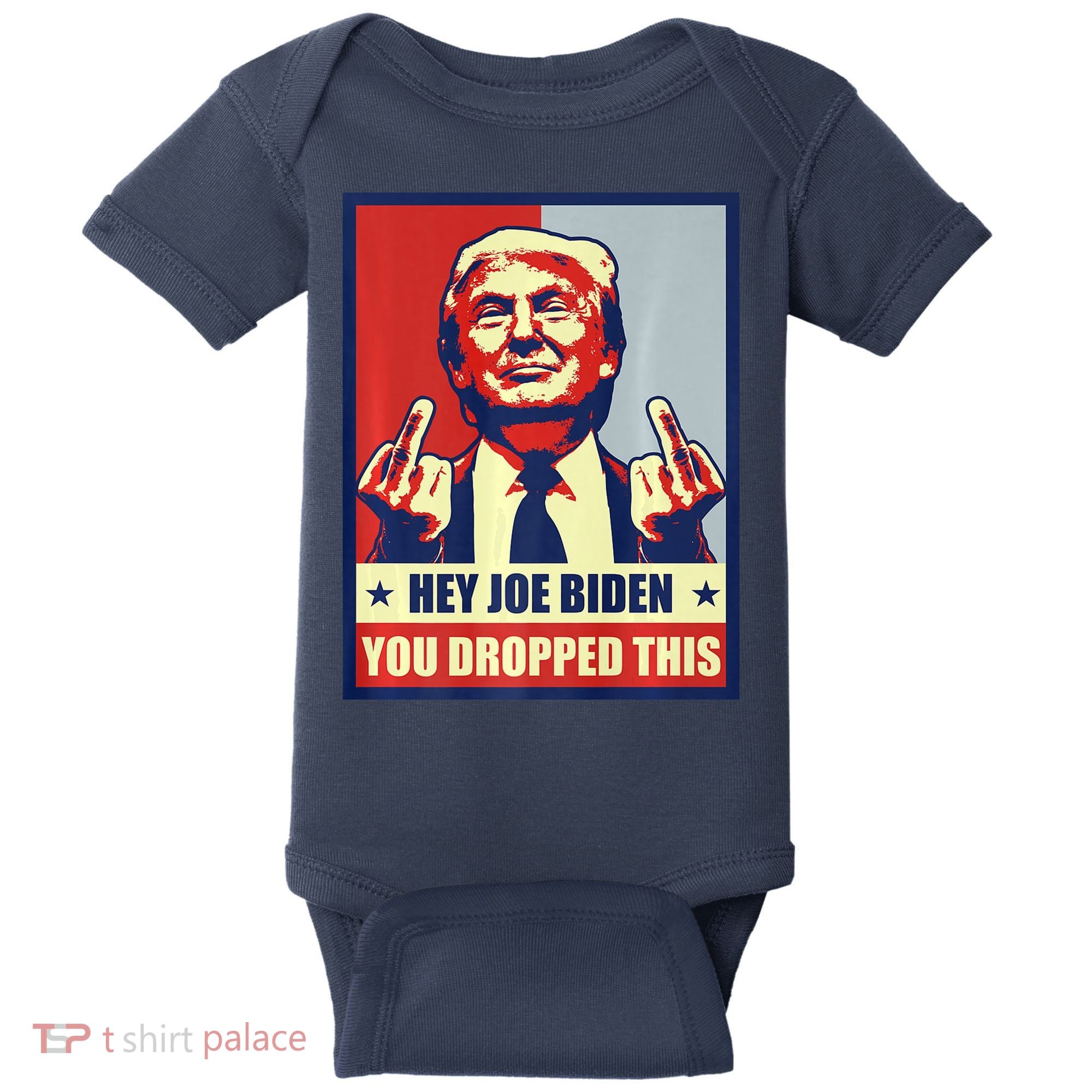 Pro Donald Trump 2024 Republican Conservative Anti Joe Biden Baby Bodysuit