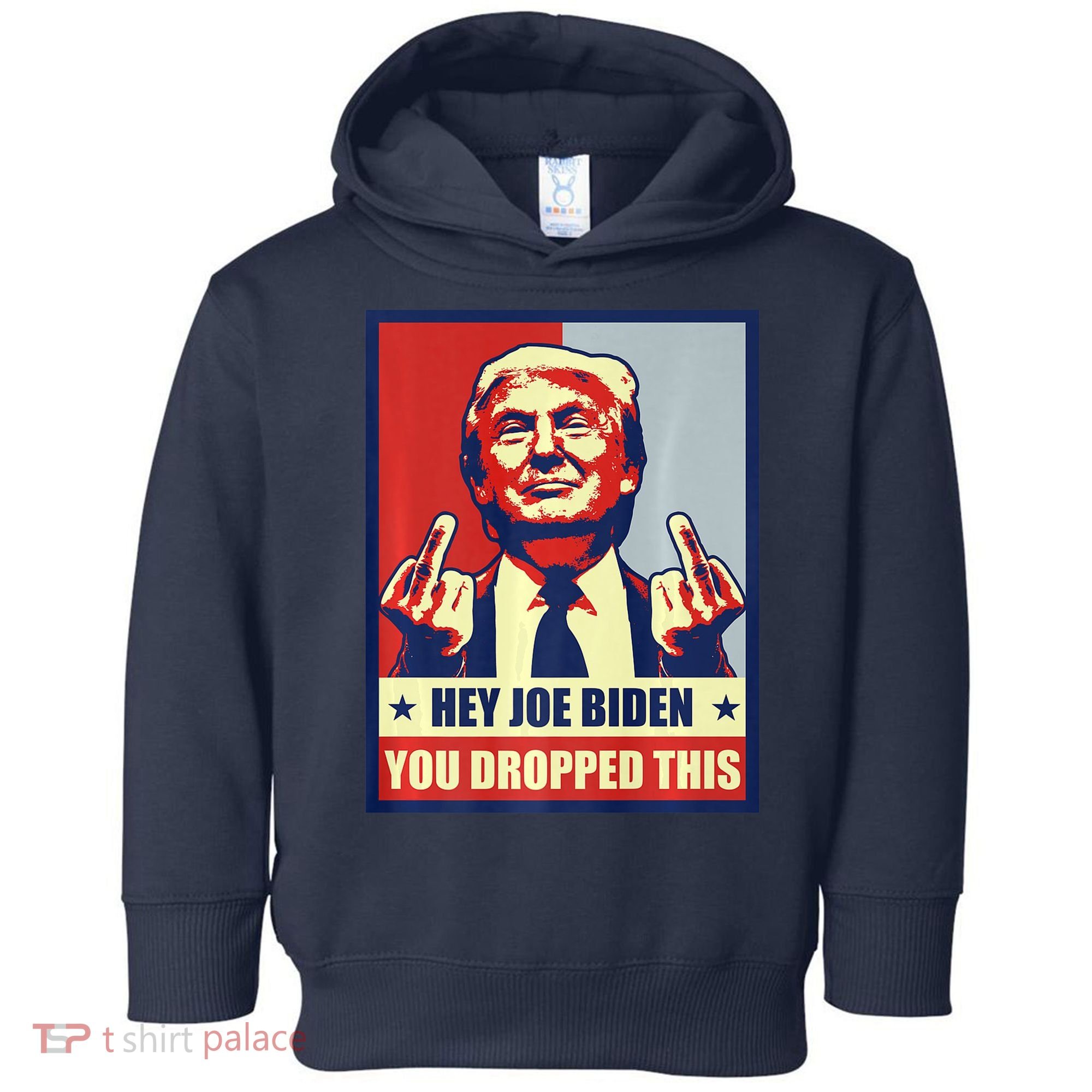 Pro Donald Trump 2024 Republican Conservative Anti Joe Biden Toddler Hoodie