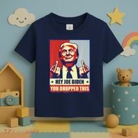 Pro Donald Trump 2024 Republican Conservative Anti Joe Biden Toddler T-Shirt thumb 3