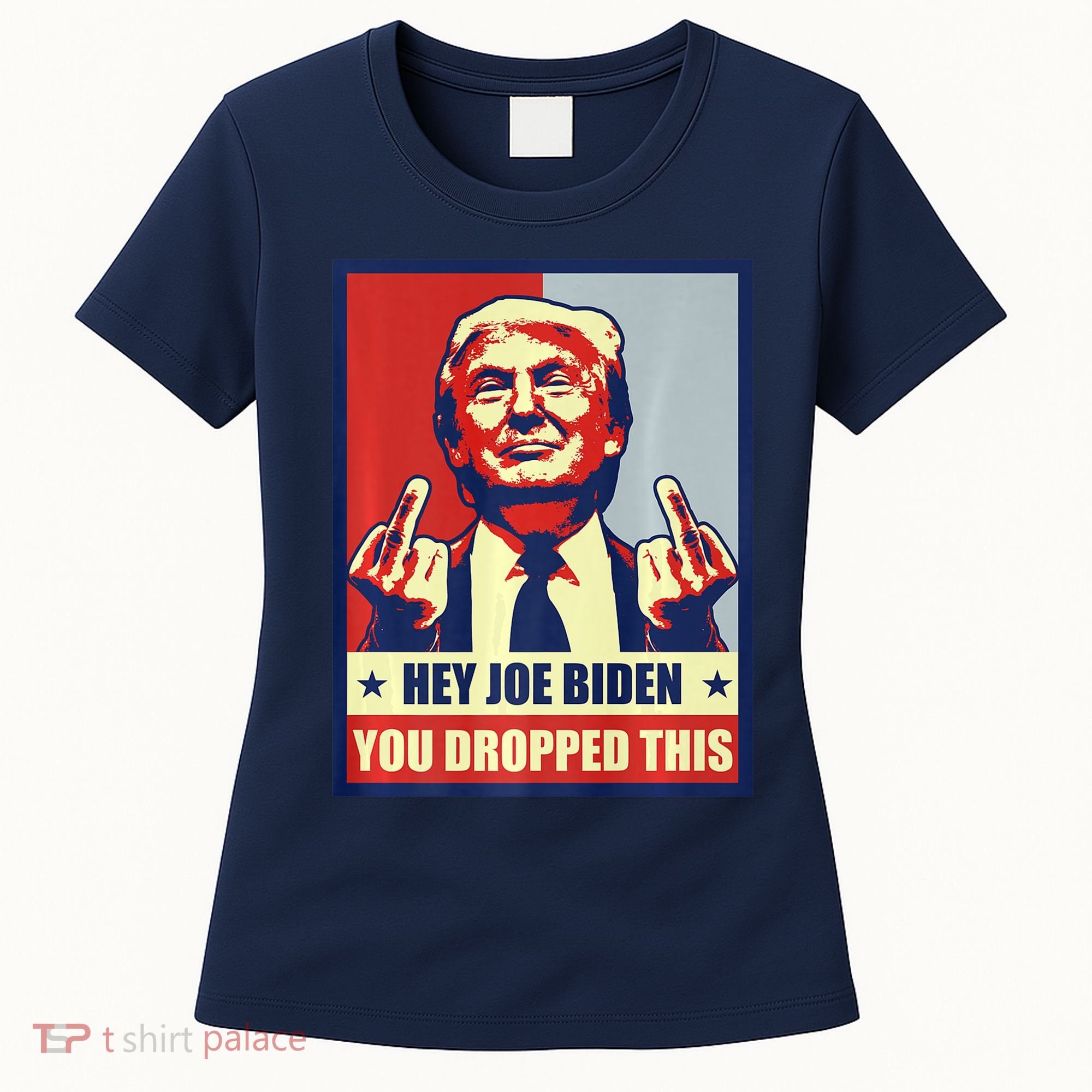 Pro Donald Trump 2024 Republican Conservative Anti Joe Biden Women's T-Shirt