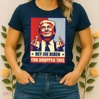 Pro Donald Trump 2024 Republican Conservative Anti Joe Biden Women's T-Shirt thumb 2