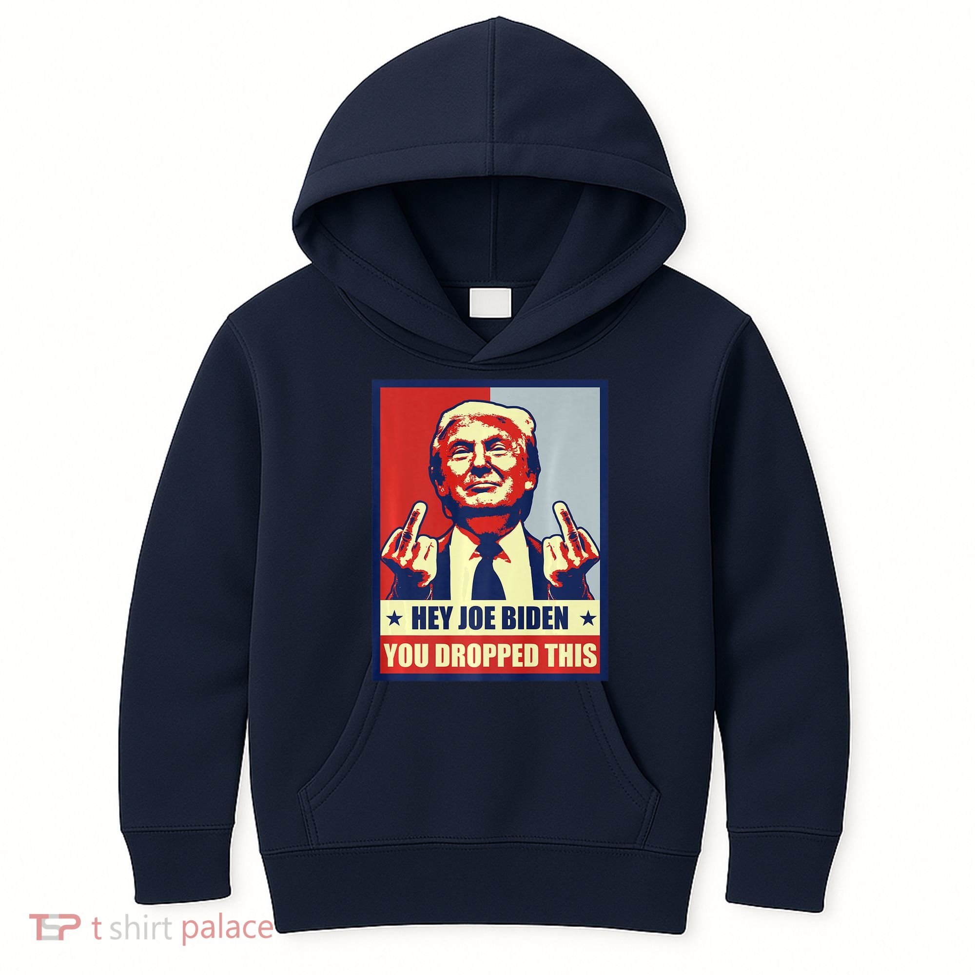 Pro Donald Trump 2024 Republican Conservative Anti Joe Biden Kids Hoodie