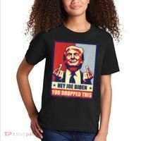 Pro Donald Trump 2024 Republican Conservative Anti Joe Biden Kids T-Shirt thumb 2