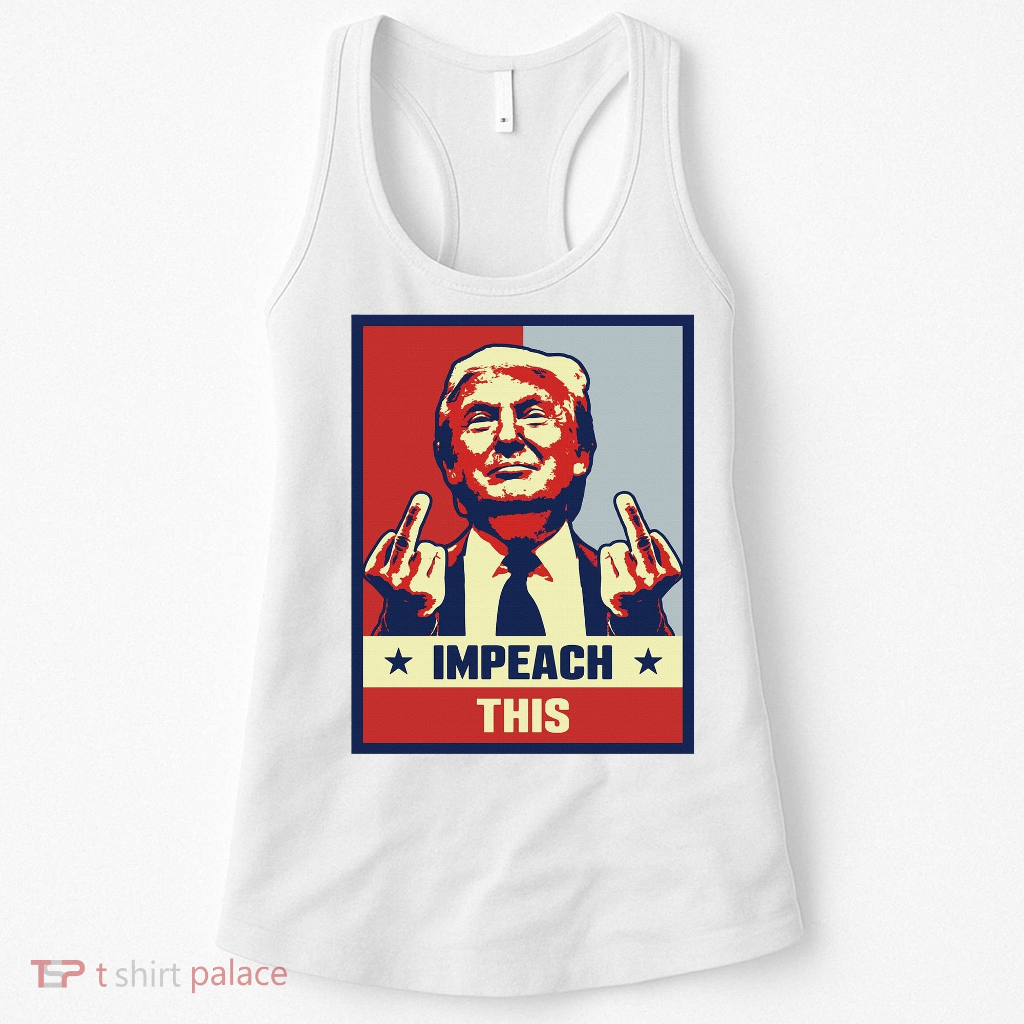 Pro Donald Trump Gifts Republican Conservative Impeach This Women's Tank Top