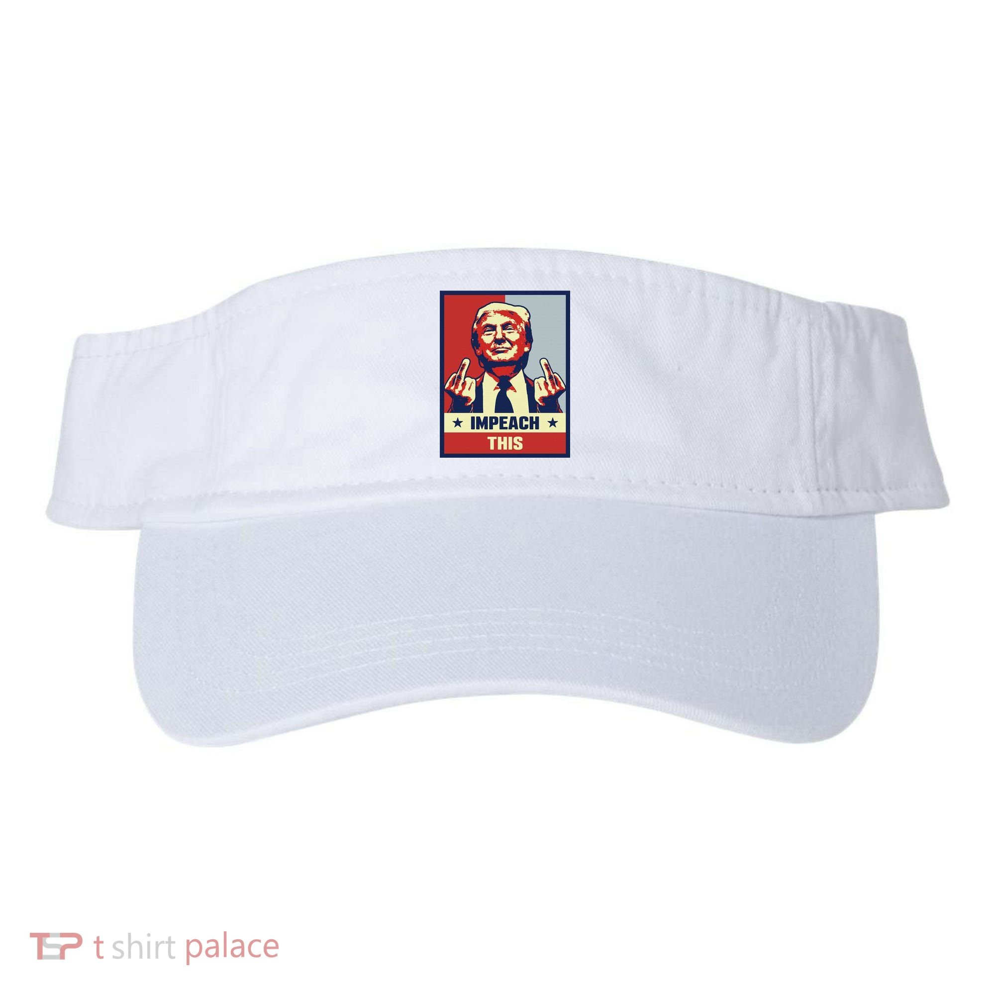 Pro Donald Trump Gifts Republican Conservative Impeach This Visor