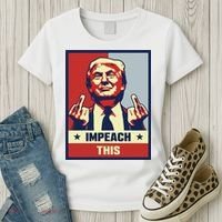 Pro Donald Trump Gifts Republican Conservative Impeach This Women's T-Shirt thumb 3