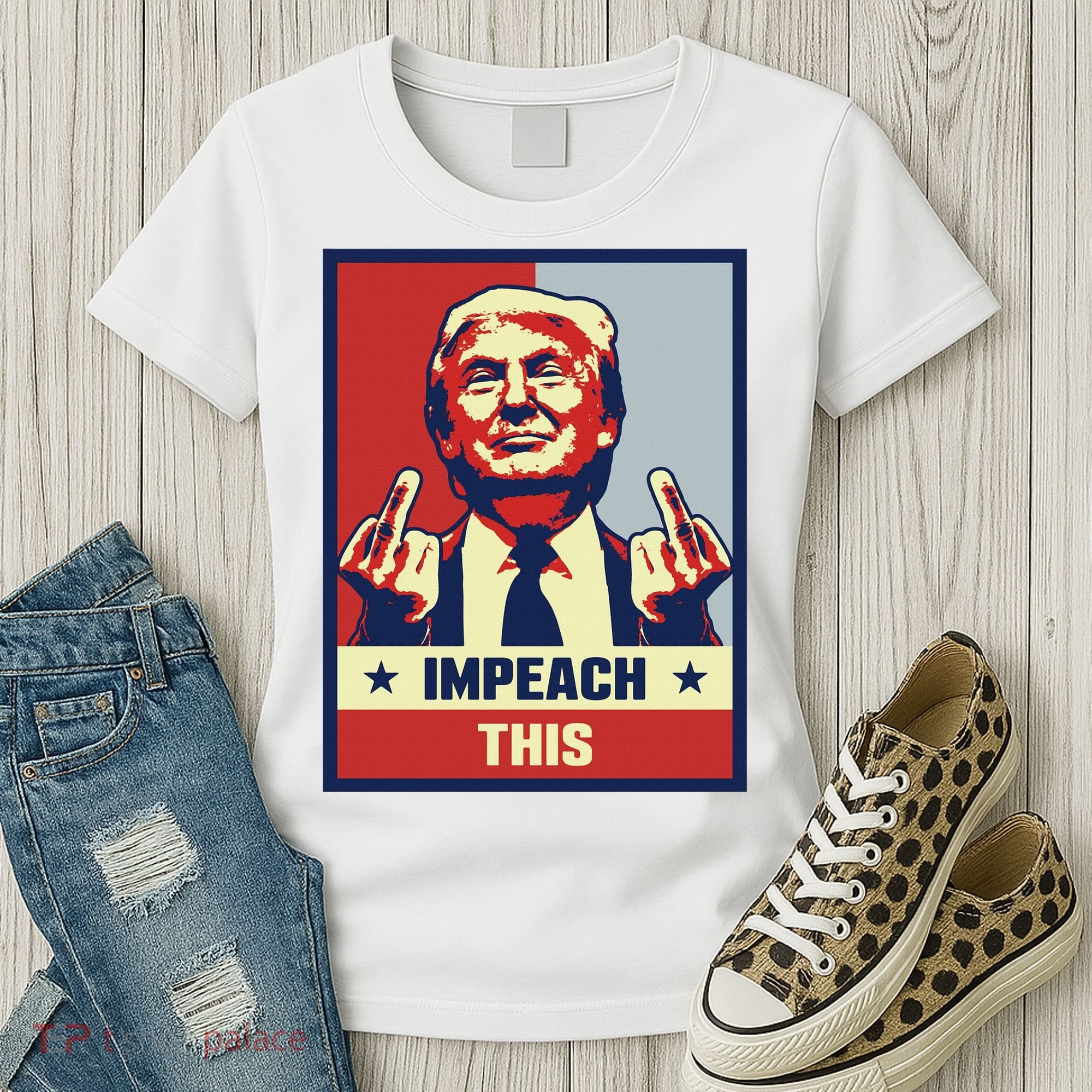 Pro Donald Trump Gifts Republican Conservative Impeach This Women's T-Shirt