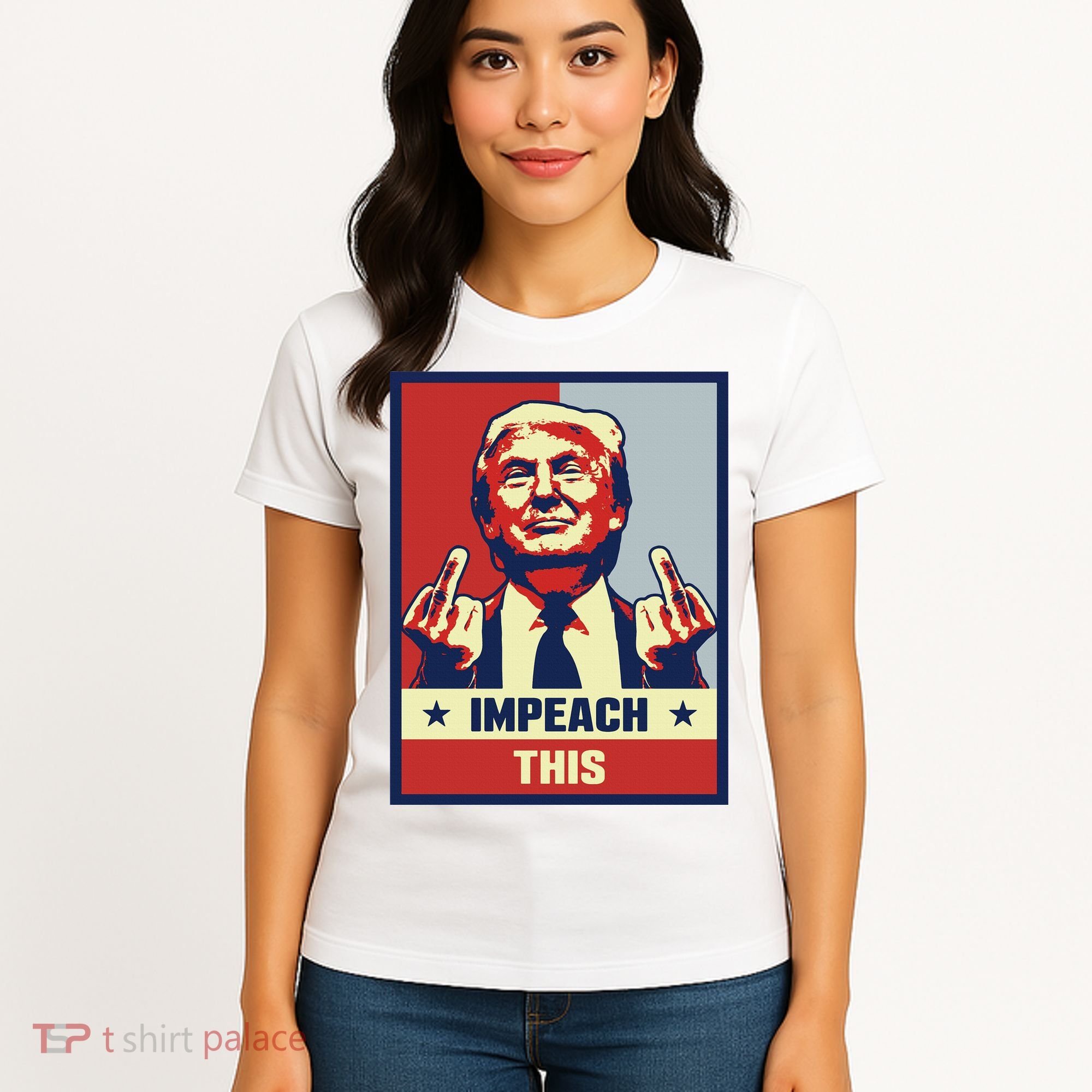 Pro Donald Trump Gifts Republican Conservative Impeach This Women's T-Shirt
