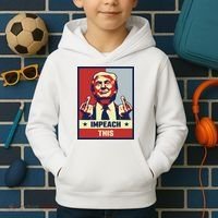 Pro Donald Trump Gifts Republican Conservative Impeach This Kids Hoodie thumb 2