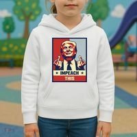 Pro Donald Trump Gifts Republican Conservative Impeach This Kids Hoodie thumb 3