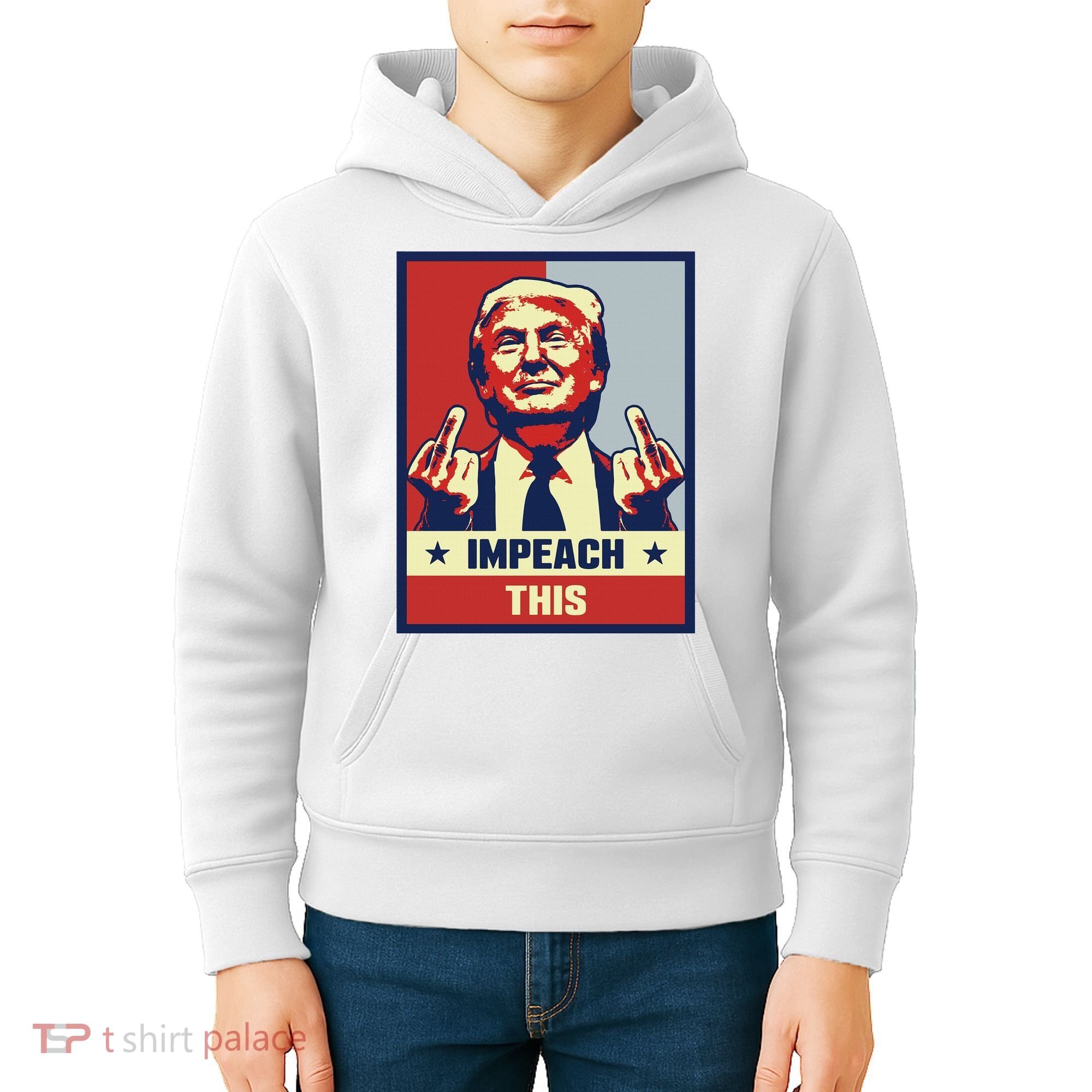 Pro Donald Trump Gifts Republican Conservative Impeach This Kids Hoodie