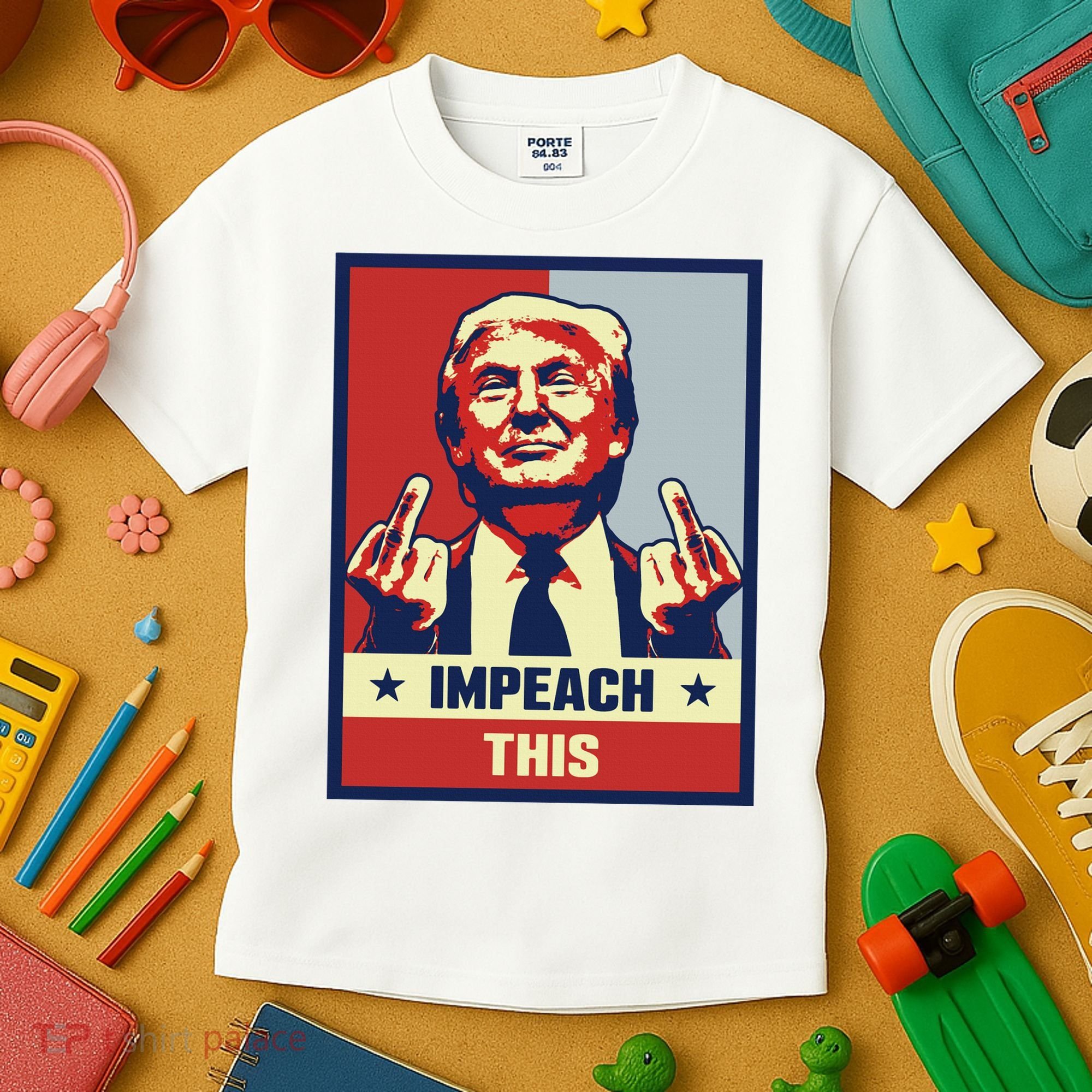Pro Donald Trump Gifts Republican Conservative Impeach This Kids T-Shirt