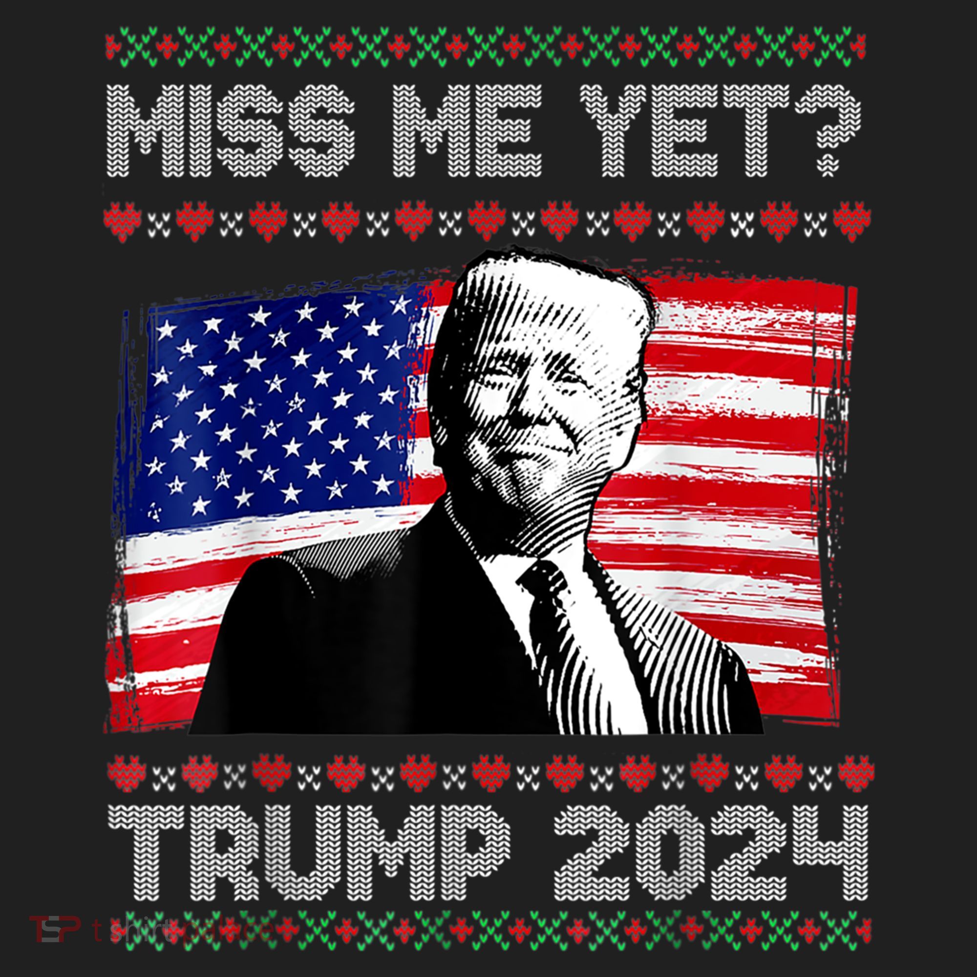 President Donald Trump Miss Me Yet Funny Xmas Gift Hat