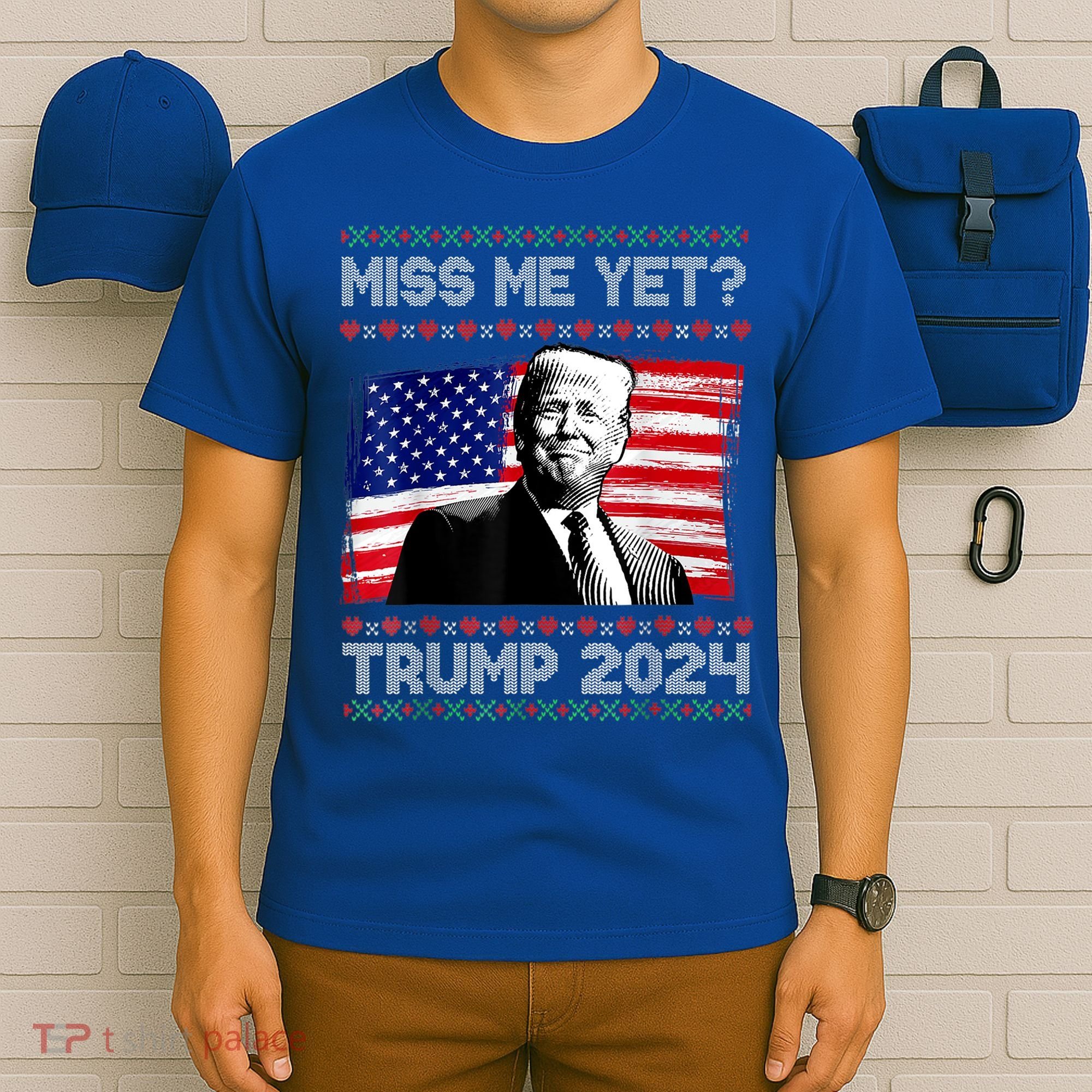 President Donald Trump Miss Me Yet Funny Xmas Gift T-Shirt