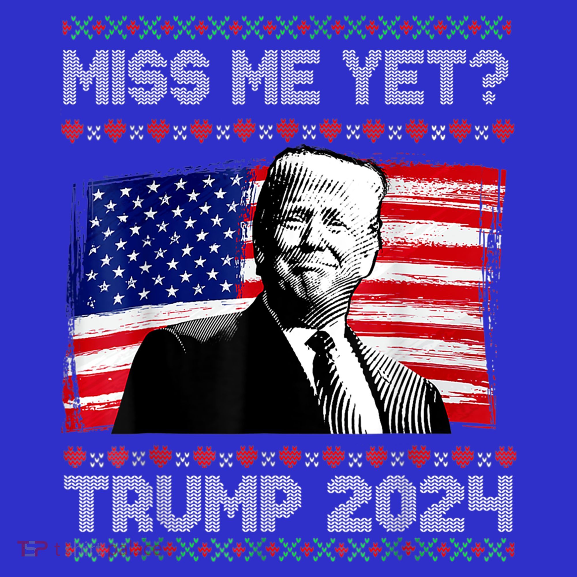 President Donald Trump Miss Me Yet Funny Xmas Gift Women's Tank Top