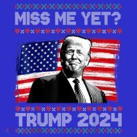 President Donald Trump Miss Me Yet Funny Xmas Gift Women's Long Sleeve Shirt thumb 2