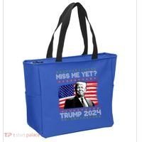 President Donald Trump Miss Me Yet Funny Xmas Gift Tote Bag thumb 2
