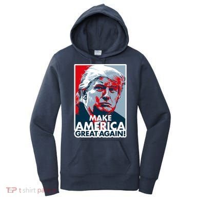 Pro Donald Trump Make America Great Again Poster Design Women's Hoodie