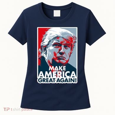 Pro Donald Trump Make America Great Again Poster Design Women's T-Shirt