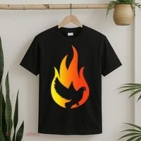 Pentecost Doves Tongues Fire Flame Holy Spirit Catholic T-Shirt thumb 2