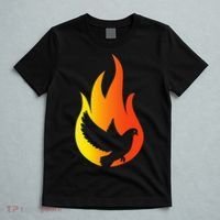 Pentecost Doves Tongues Fire Flame Holy Spirit Catholic T-Shirt thumb 5