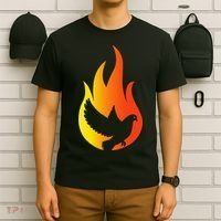 Pentecost Doves Tongues Fire Flame Holy Spirit Catholic T-Shirt thumb 6