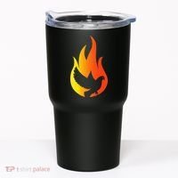 Pentecost Doves Tongues Fire Flame Holy Spirit Catholic Tumbler thumb 0