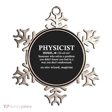 Physicist Definition Wizard Scientist Funny Physics Gift Ornament