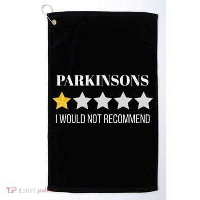 Parkinsons Disease Would Not Recommend Parkinsons Golf Towel