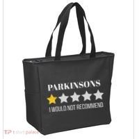 Parkinsons Disease Would Not Recommend Parkinsons Tote Bag thumb 2