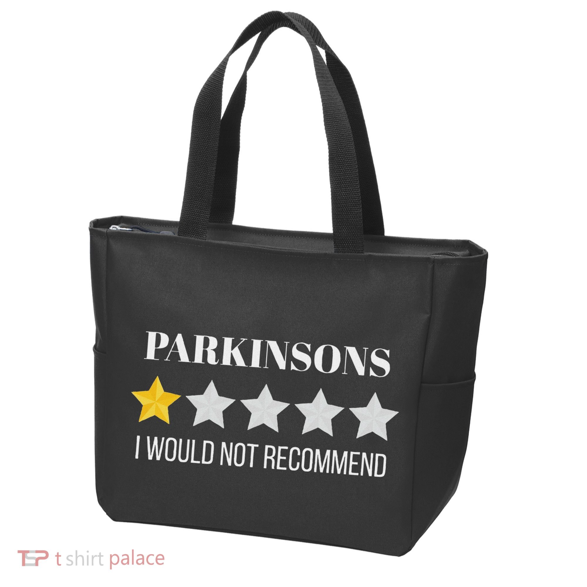 Parkinsons Disease Would Not Recommend Parkinsons Tote Bag