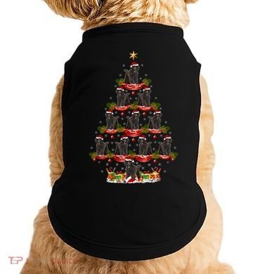 Poodle Dog Xmas Tree Lighting Poodle Christmas Tree Funny Gift Doggie Tank